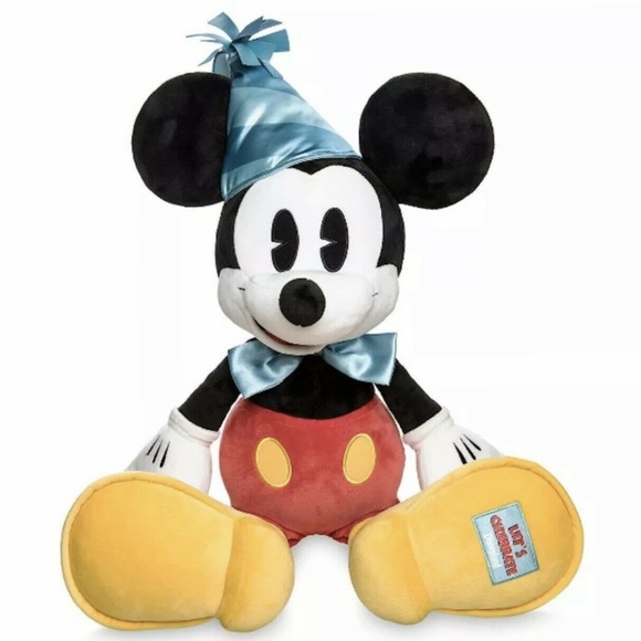 90th birthday mickey mouse plush